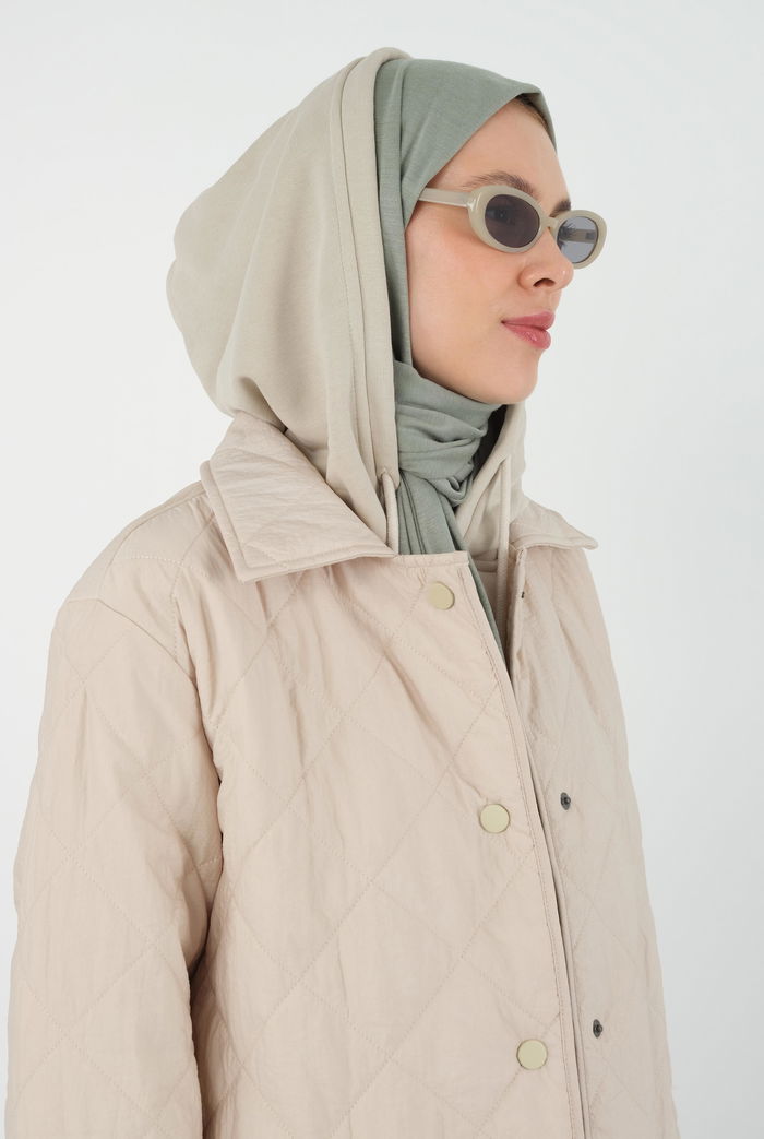 Combed Cotton Shawl Nile Green