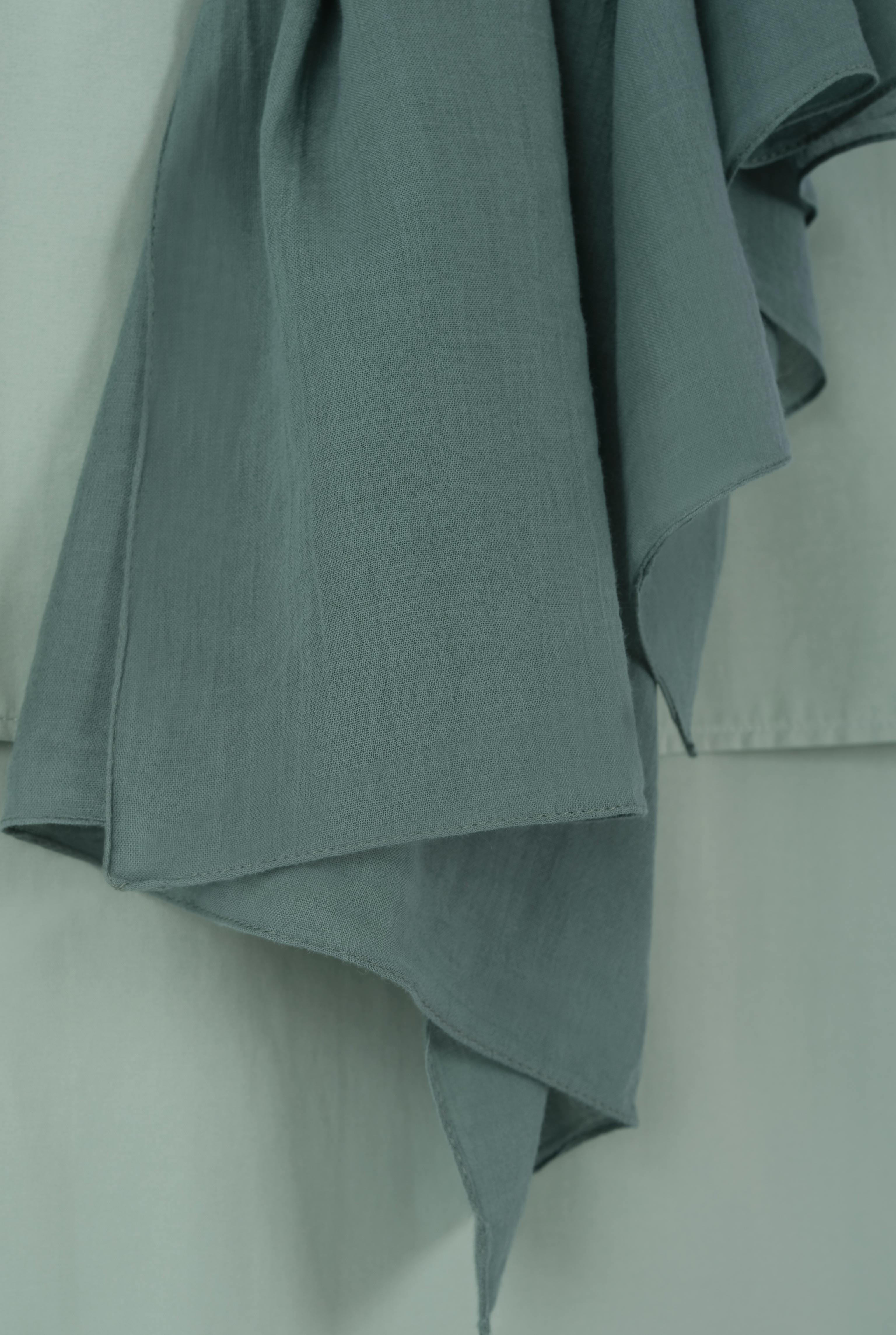 Cotton Shawl Dark Green