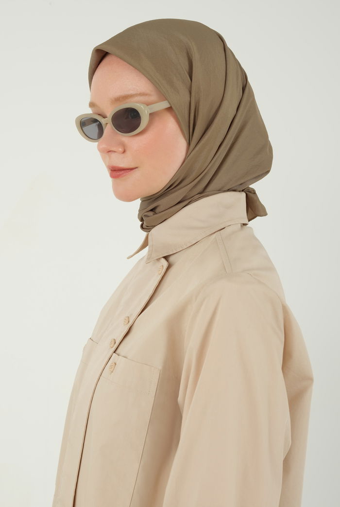 Soft Wrinkle Scarf Light Clay