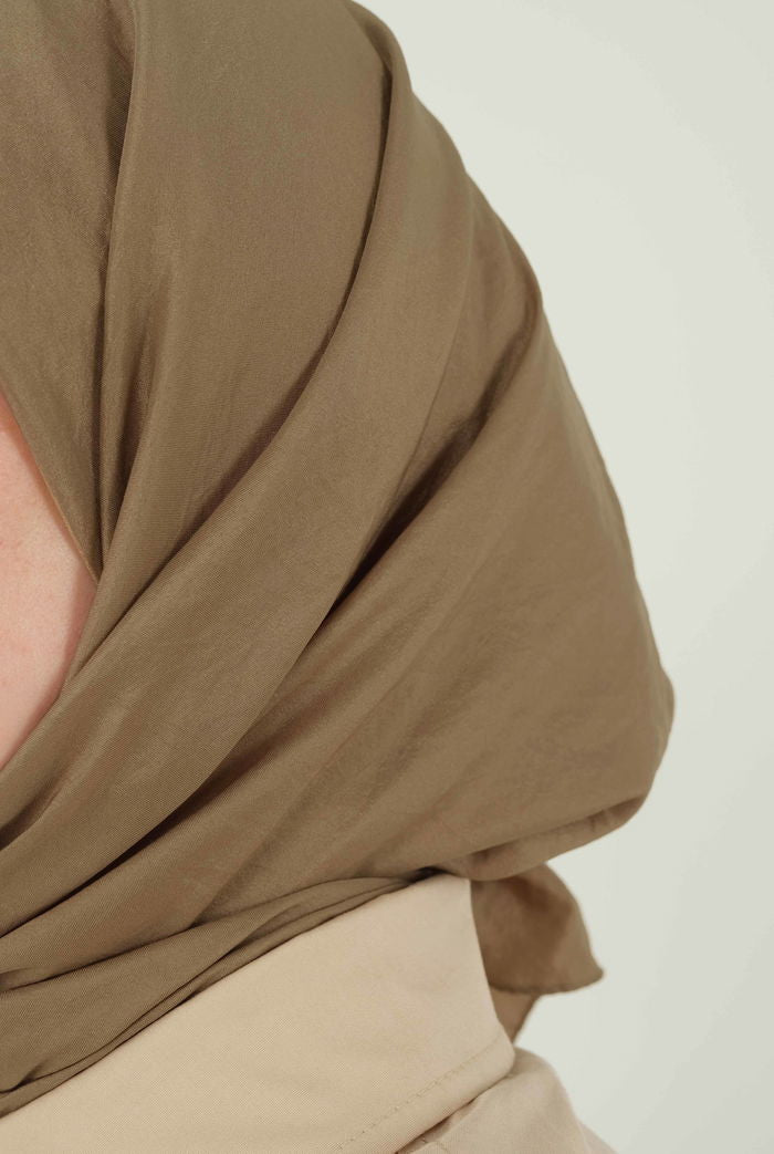 Soft Wrinkle Scarf Light Clay