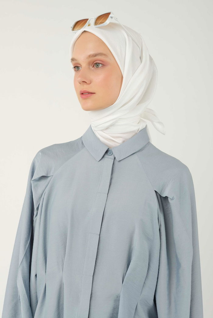 Soft Wrinkle Scarf Off White