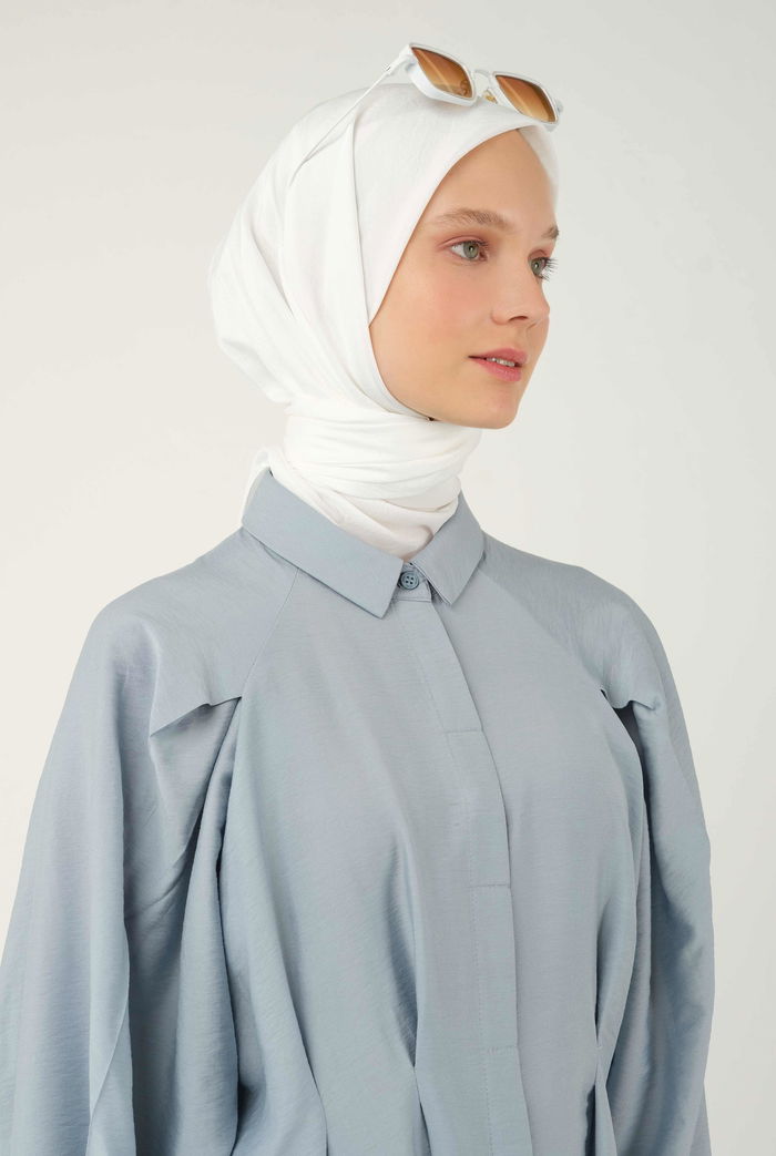 Soft Wrinkle Scarf Off White