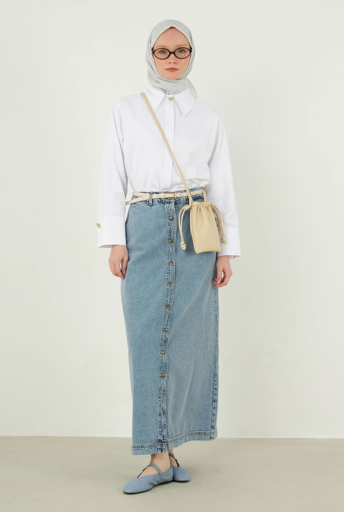 Soft Wrinkle Scarf Steam Gray