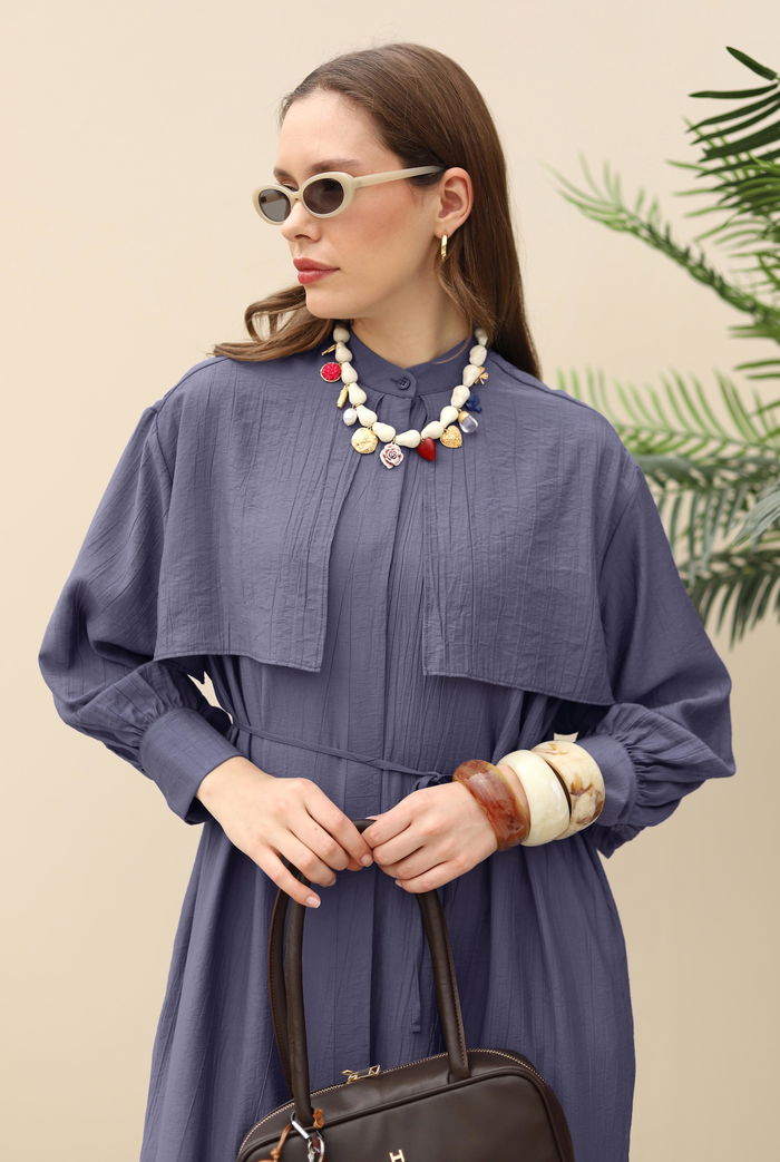 Windbreaker Dress Dark Lavender