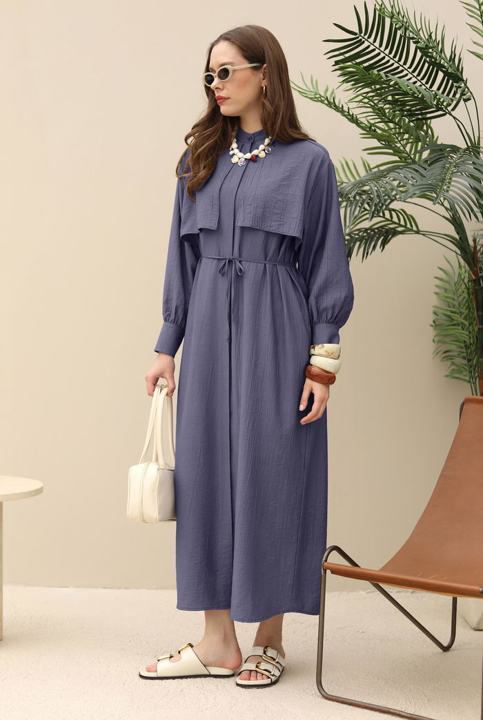 Windbreaker Dress Dark Lavender