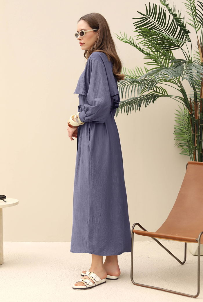 Windbreaker Dress Dark Lavender